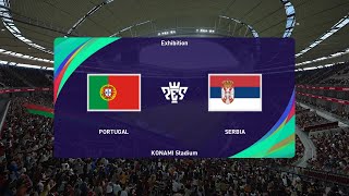 PES 2021 | Portugal vs Serbia - International Friendly | Gameplay