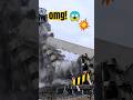 epic building collapse at demolition #shorts