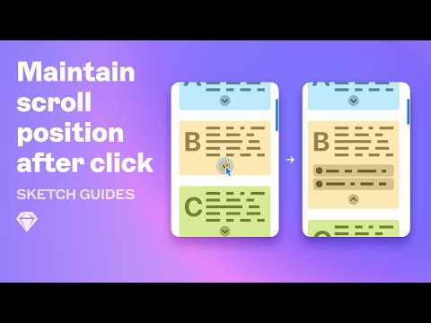 Prototyping Guides: Maintain Scroll Position After Click - YouTube