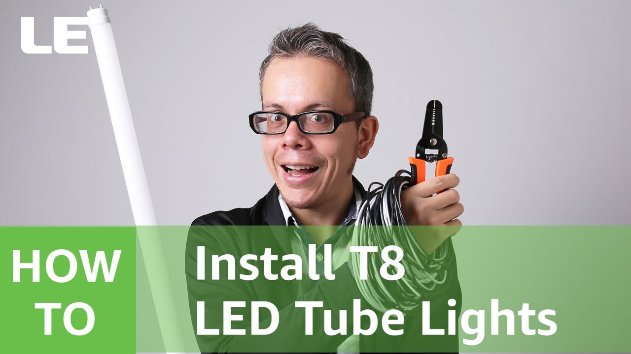 How To Install T8 LED Tube Lights - Type B LED Tube - Ballast Bypass ...