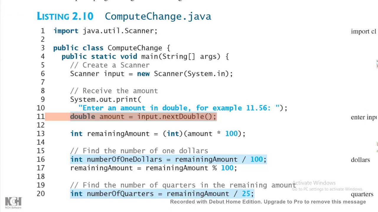 Introduction To Java Programming Exercise 2 22b - YouTube