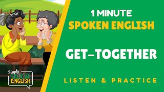 Basic English Conversation Practice | Planning Get-together | Spoken English Practice