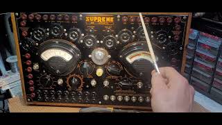 Supreme model 385 tube tester and analyzer