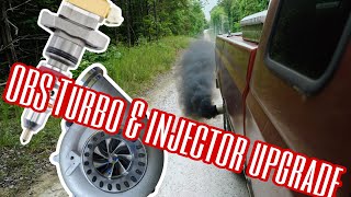 OBS 7.3 Powerstroke HP Upgrade: KC300X Turbo Install and 160/30 Injectors