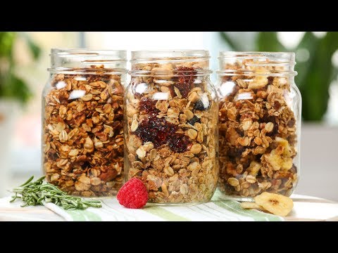 Healthy Granola | 3 Delicious Recipes Healthy Granola | 3 Delicious Recipes