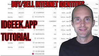 IDGeek - Cheapest Way to Buy ICP Crypto and Sell Neurons in Internet Identities on Internet Computer