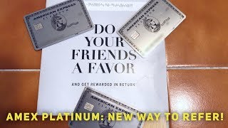 Amex Platinum: NEW Way To Refer Friends!