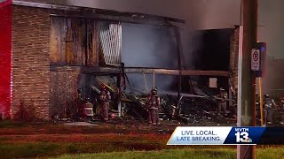 Former Birmingham business building destroyed by fire