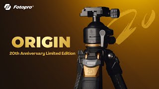 Fotopro Origin Series Carbon Fiber Tripod 20th Anniversary Limited Edition