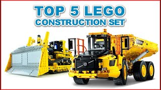 COMPILATION TOP 5 Construction LEGO Technic sets of All Time - Speed Build for Collectors