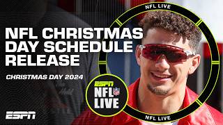 🚨 CHRISTMAS DAY GAMES ANNOUNCEMENT 🎄 Chiefs-Steelers & Ravens-Texans on Christma