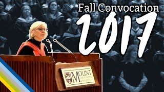 The Mount's Fall Convocation 2017 - Morning ceremony