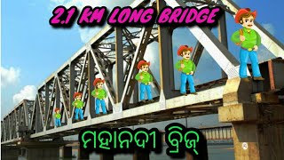 Mahanadi Bridge Crossing On Train || ଟ୍ରେନରେ ମହାନଦୀ ବ୍ରିଜ୍ କ୍ରସିଂ || Aadi Odisha