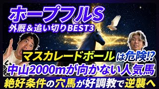 【ホープフルS】マスカレードボールの不穏な調整過程と絶好条件で挑む穴馬