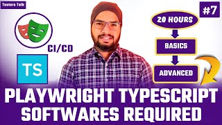 Playwright TypeScript #7 Softwares Required For Playwright Testing | Playwright Tutorial