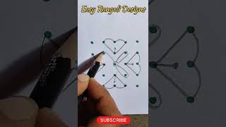 Easy RangoliDesigns#rangoli#kolam#muggulu#simple#easy#daily#yt shorts#trending#traditional#1 million