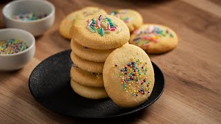 3 Ingredient Sugar Cookies - Dished #Shorts