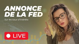 🔴 LIVE TRADING : Je scalpe le GOLD en direct des annonces de la FED ! 💲