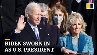 Joe Biden becomes 46th US president in scaled-down, socially-distanced inauguration