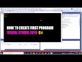 Visual Studio 2019 C# How to Create Your First Program (Hello World)
