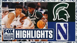 Michigan State Spartans vs. Northwestern Wildcats Highlights | FOX College Hoops