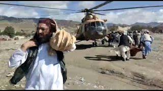 Afghanistan army helicopter lands to evacuate earthquake-hit civilians | AFP