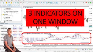 How to add 2 or more indicators on 1 tab on Metatrader 5