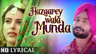 Hazaarey Wala Munda | Official Lyrical Video | Satinder Sartaaj | New Punjabi Songs 2022