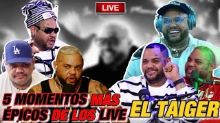 EL TAIGER | sus 5 momentos más ÉPICOS captados en LIVE | RIETE, RECUERDALO como lo que era | parte 2