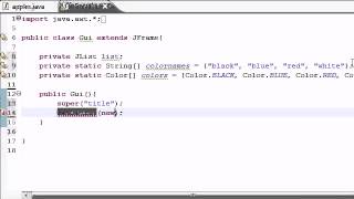 Part 70 : Java Programming Tutorial - JList .