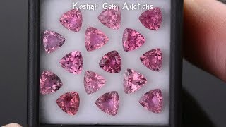 Gorgeous Hot Pink Tourmaline Gemstone Set from KGC