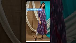 Ikkat new designer Kurti