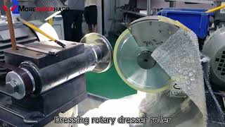 Dressing rotary dresser roll, 3a1 vitrified diamond profile wheel