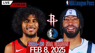 (Anthony Davis DEBUT!) Houston Rockets vs Dallas Mavericks NBA Steam (Play-By-Play \u0026 Scoreboard)