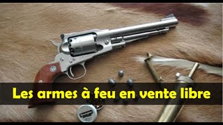 Les armes à feu en vente libre en France, les armes à poudre noire