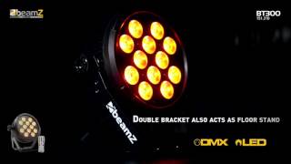 BeamZ Professional BT300 FlatPAR 12x 12W 6-in-1 LEDs 151.310