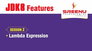 JDK8 Features (Lambda Expression) Session-2 | By Mr. Sreenivas