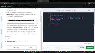 HackerRank SQL Question | THE PADS | Advanced Select