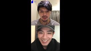 25022018 Steven Chiang \u0026 Hunt Chang Instagram Live (HIStory 2 : Right or Wrong actors)