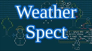 WeatherSpect, ASCII simulation of weather