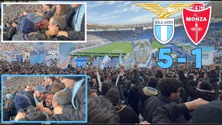 LAZIO-MONZA 5-1 | LIVE REACTION dalla NORD | PIOGGIA di GOL in una GIORNATA di SOLE