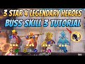 4 LEGENDARY HEROES 3 STAR !! BUSS SKILL 3 TUTORIAL | MOBILE LEGENDS MAGIC CHESS