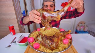 موكبانغ مفطح او كبسة غزال بطعم يفوق الخيال Venison Kabsa Mukbang Eating Show