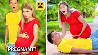 "I'M PREGNANT" PRANK! Funny DIY Pranks on Family & Friends!