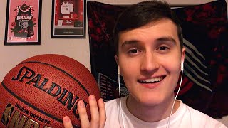 ASMR Over-Explaining Basketball (whispering w/ basketball tapping)