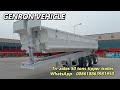 genron brand 50 tons tipper trailer for australian manufacturer