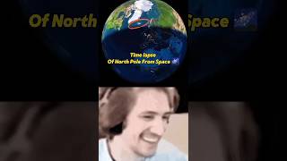 Time lapse of North Pole from space|Earth Geography|#space #geography #timelapse #shorts #nature