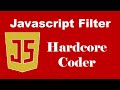 JavaScript array filter method