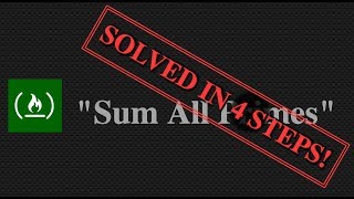 FreeCodeCamp - Sum All Primes - SOLVED IN 4 EASY STEPS!