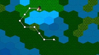 A-star pathfinding on an hexagonal map